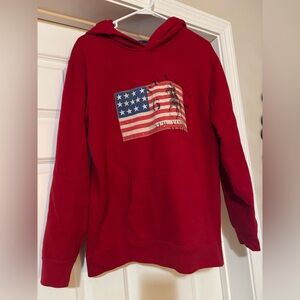 Ralph Lauren Red Flag Graphic Sweater